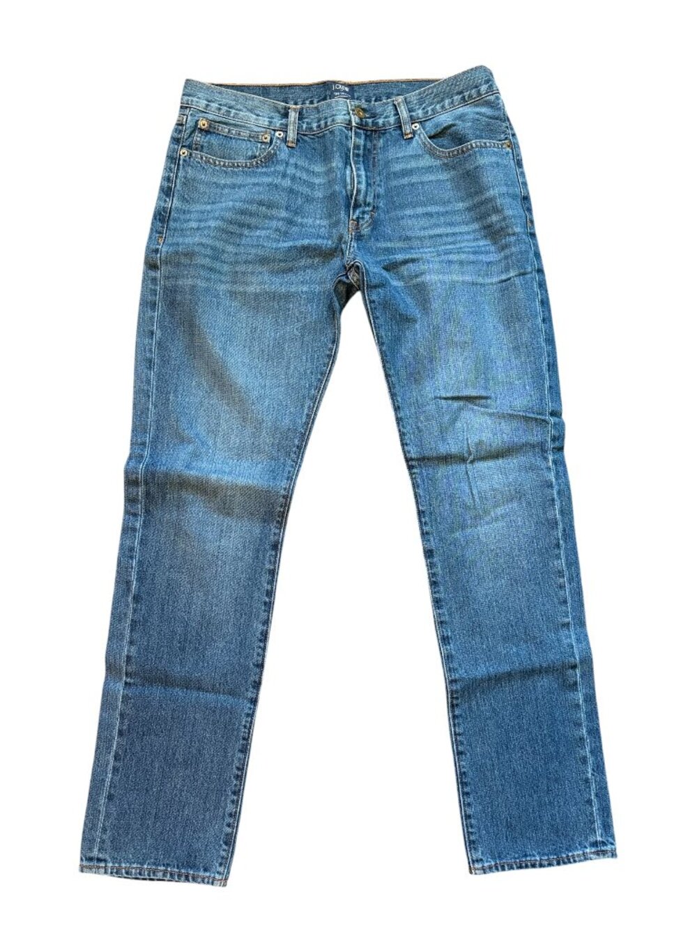 J.Crew “The Driggs” Men’s Straight Fit Jeans 33x32 Medium Wash Denim